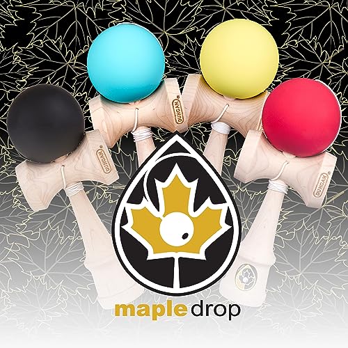 Duncan Toys Maple Drop Pro Kendama, Yellow