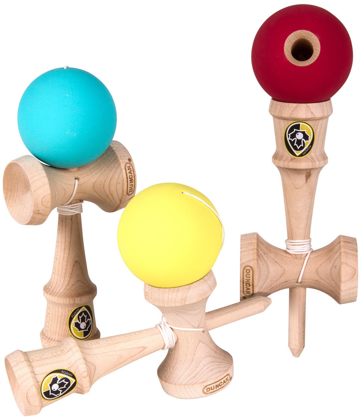 Duncan Toys Maple Drop Pro Kendama, Yellow